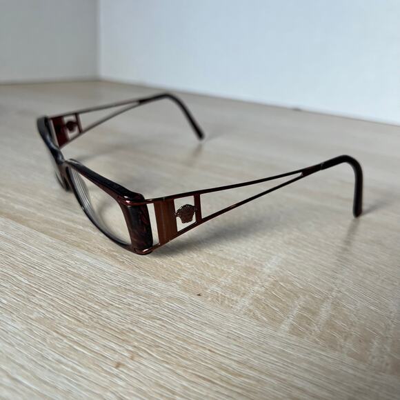 Versace Mod.3082 639 Eyeglasses Purple Frames READ 52-16-135 - Picture 3 of 10